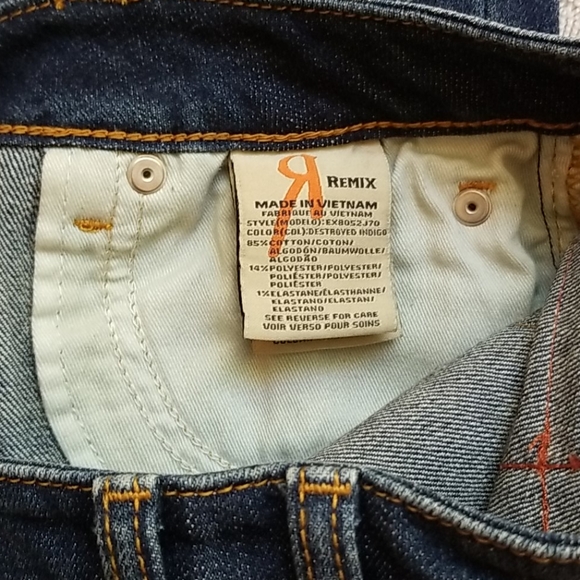 NWT Rock Revival Remix Mid Rise Straight destroyed - Picture 6 of 12